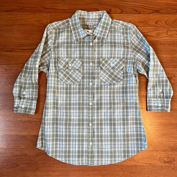 Carhartt Tops - Carhartt Women's Shirt, Plaid, new with tags, 3/4 sleeves